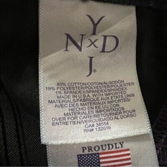 NYDJ womens dark‎ wash ankle jeans size 10 - Picture 6 of 6